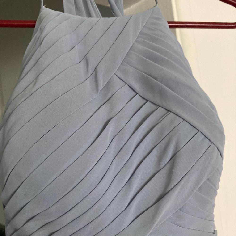 Azazie Dusty Blue Bridesmaid Dress (Adriana)